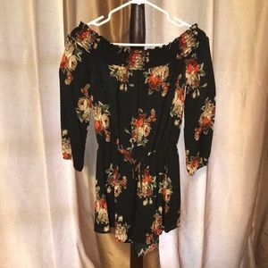 Off the Shoulder Romper